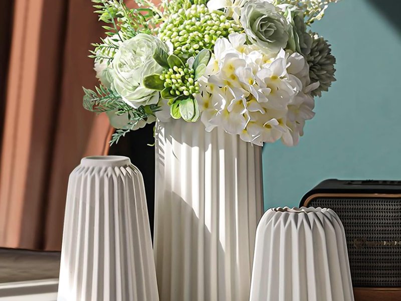 White vase